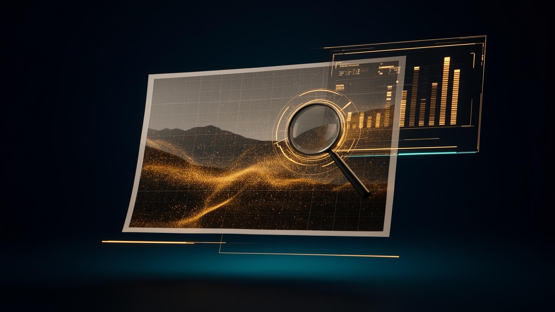AI scanning a photograph for diffusion-generation artefacts